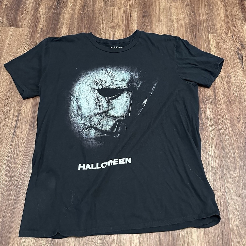 Splatterhouse Halloween 2018 Retro Movie Poster Horror Graphic T-Shirt Mens XL